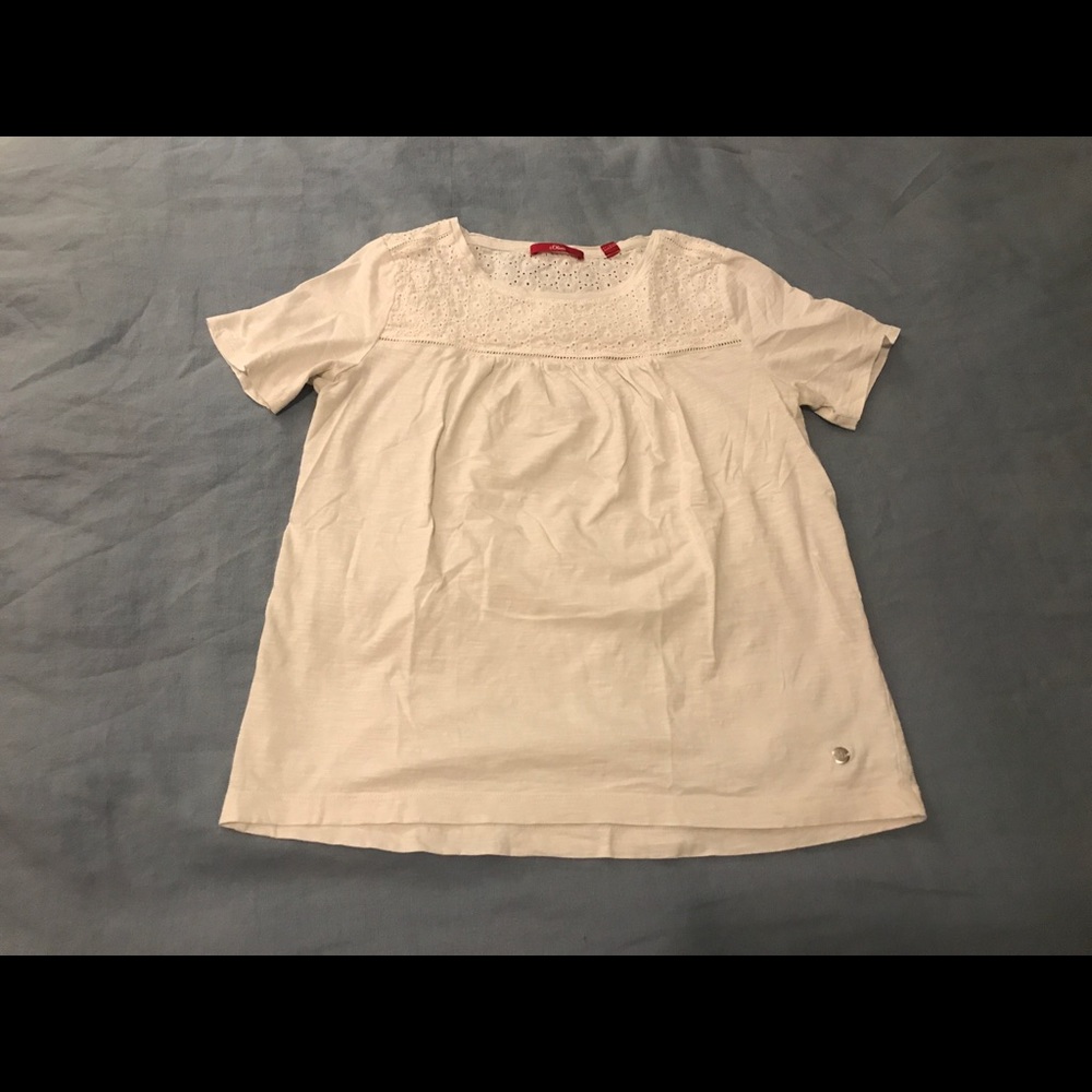 s.Oliver White Blouse
